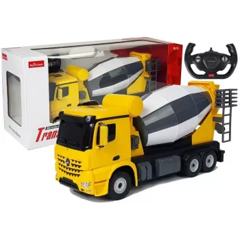 Auto R/C Mercedes-Benz Arocs Rastar 1:14 Gelb