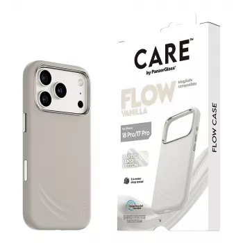 CARE by PanzerGlass Flow Case Vanilla mit MagSafe für iPhone 17 Pro