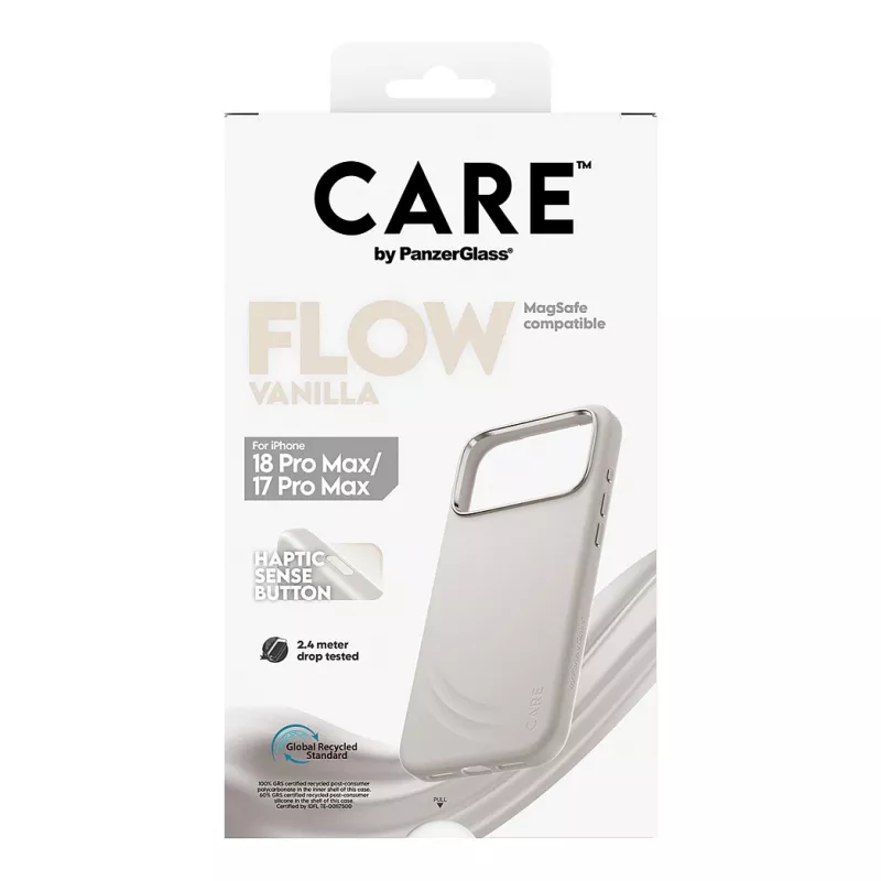 CARE by PanzerGlass Flow Case Vanilla mit MagSafe für iPhone 17 Pro Max