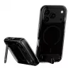 CARE by PanzerGlass Kickstand Hülle Smokey mit Schwarz MagSafe für iPhone 17 Pro Max