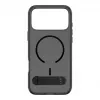 CARE by PanzerGlass Kickstand Hülle Smokey mit Schwarz MagSafe für iPhone 17 Pro Max