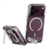 CARE by PanzerGlass Kickstand Hülle Transparent mit Weißem MagSafe für iPhone 17 Pro