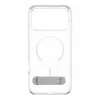 CARE by PanzerGlass Kickstand Hülle Transparent mit Weißem MagSafe für iPhone 17 Pro Max