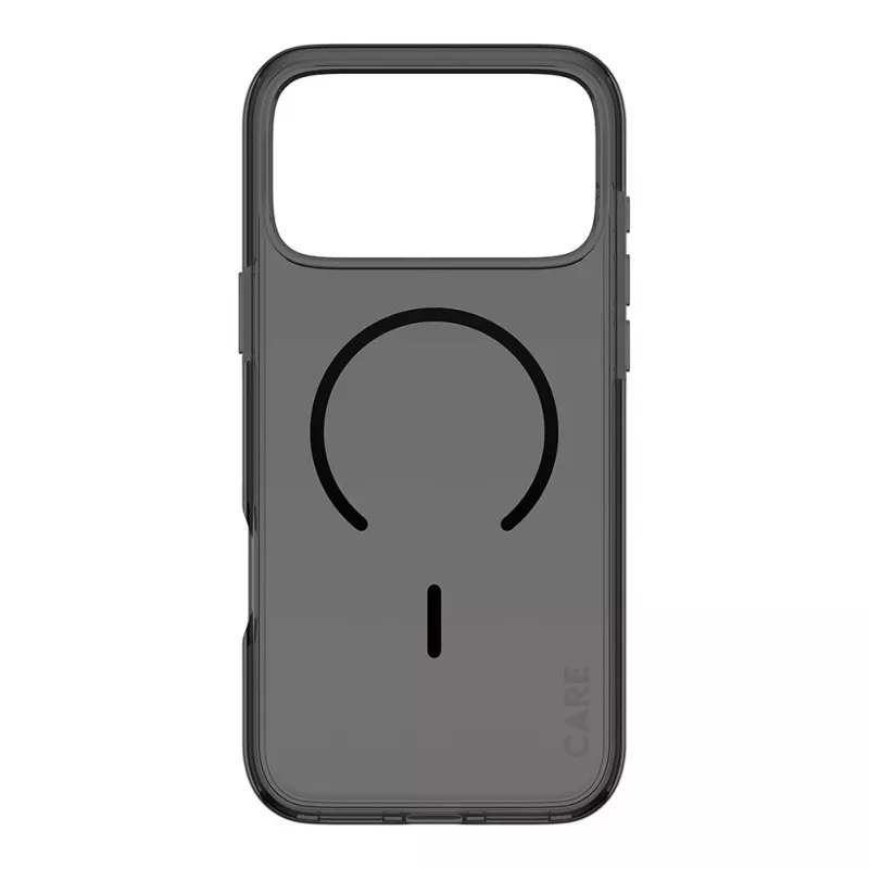 CARE by PanzerGlass Smokey Hülle mit Schwarz MagSafe für iPhone 17 Pro Max
