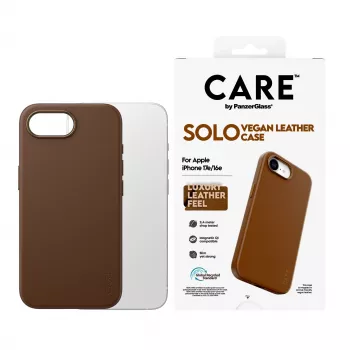 CARE by PanzerGlass Solo Case Braun für iPhone 16e / 17e (CR46076)