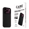 CARE by PanzerGlass Solo Vegane Lederhülle Schwarz mit MagSafe für iPhone 17 Pro