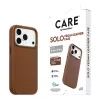 CARE by PanzerGlass Solo Veganes Leder Case Braun mit MagSafe für iPhone 17 Pro