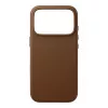 CARE by PanzerGlass Solo Veganes Leder Case Braun mit MagSafe für iPhone 17 Pro