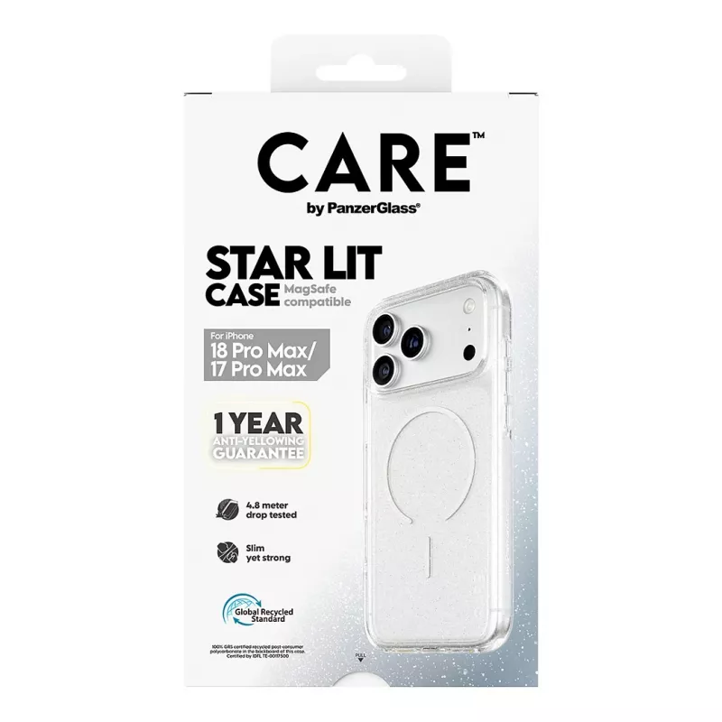 CARE by PanzerGlass Star Lit Hülle mit MagSafe für iPhone 17 Pro Max