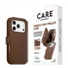 CARE by PanzerGlass Tango 2-in-1 Wallet Case Braun mit MagSafe für iPhone 17 Pro