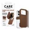 CARE by PanzerGlass Tango 2-in-1 Wallet Case Braun mit MagSafe für iPhone 17 Pro