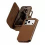 CARE by PanzerGlass Tango 2-in-1 Wallet Case Braun mit MagSafe für iPhone 17 Pro