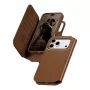 CARE by PanzerGlass Tango 2-in-1 Wallet Case Braun mit MagSafe für iPhone 17 Pro Max