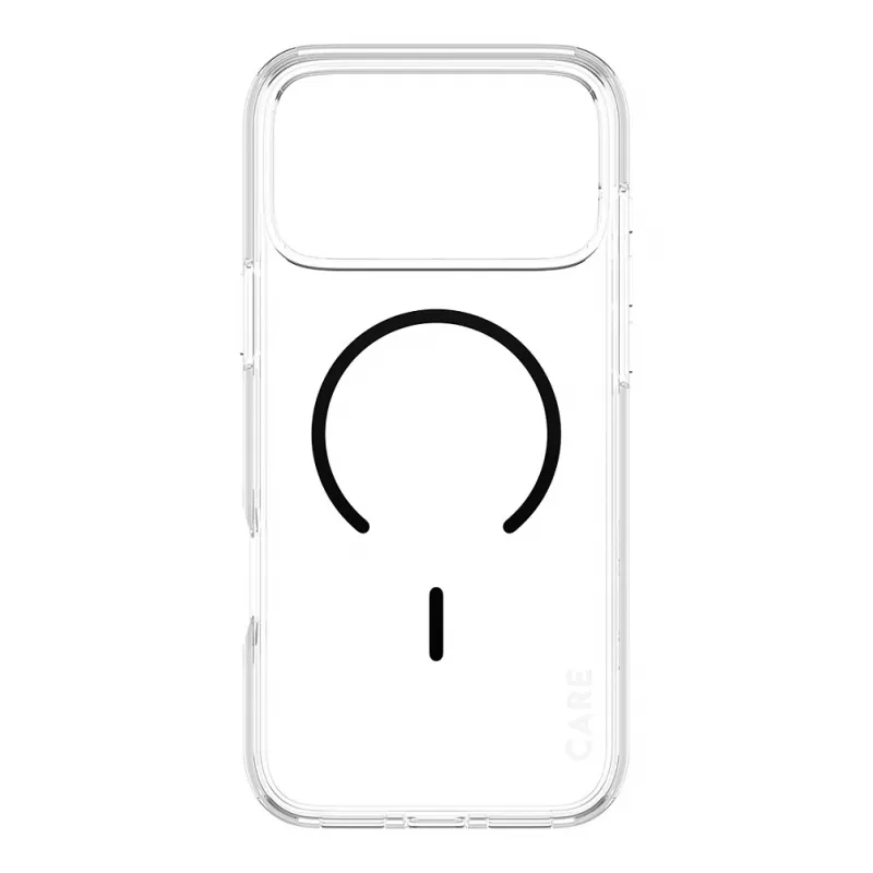CARE by PanzerGlass Urban Explorer Hülle Transparent mit Schwarz MagSafe für iPhone 17 Pro Max