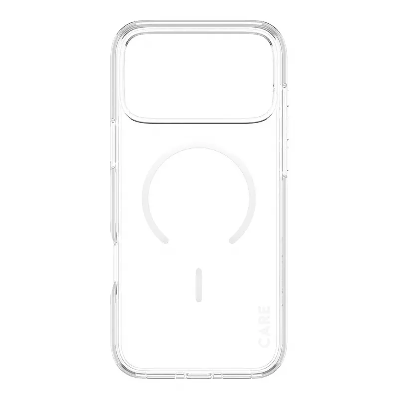 CARE by PanzerGlass Urban Explorer Hülle Transparent mit Weißem MagSafe für iPhone 17 Pro Max