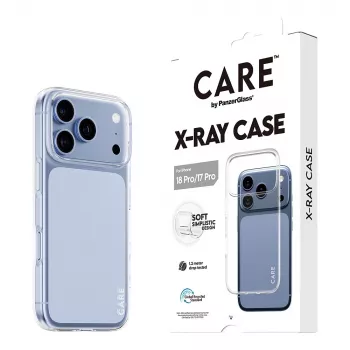 CARE by PanzerGlass X-Ray Hülle für iPhone 17 Pro – Transparent