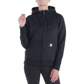 Carhartt Clarksburg Damen Full-Zip Hoodie - Schwarz