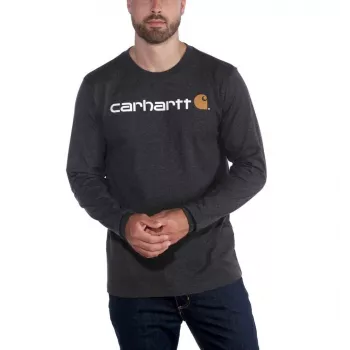 Carhartt Core Logo Sweatshirt L/S - Carbon Heather