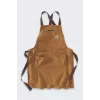 Carhartt Duck Brown Latzschürze mit dreifach gesteppten Nähten und 7 Taschen