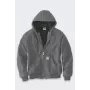 Carhartt Iconic Jacket J140 Firm Duck Active - Herren Arbeitsjacke mit gestepptem Flanellfutter, wasserabweisend, Original Fit