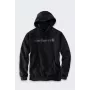 Carhartt Marquette Logo Hooded Sweatshirt - Schwarz/Grau - Größe L
