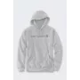 Carhartt Marquette Logo Hoodie Sweatshirt - Hellgrau, Größe L