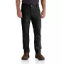 Carhartt Rigby Straight Fit Hose Schwarz 32x30 - Stretch-Canvas Arbeitshose