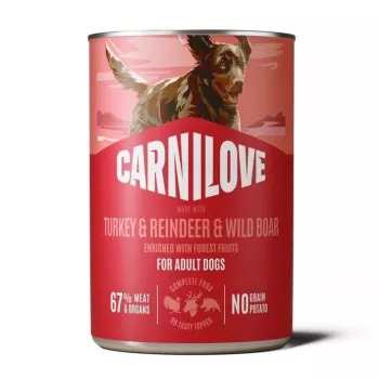 CARNILOVE Hundefutter Dose Truthahn & Rentier & Wildschwein 400g