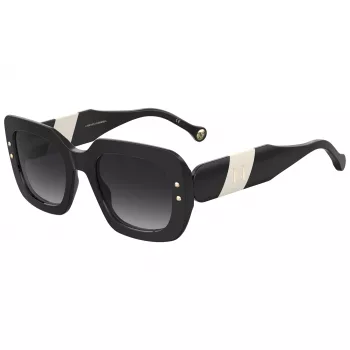 CAROLINA HERRERA HER0186S80S Damen-Sonnenbrille eckig Havana Acetat braun verlaufende Gläser 52mm