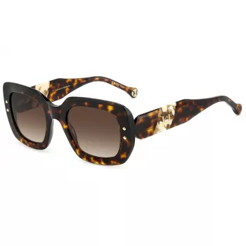 Carolina Herrera HER0186SC9K Damen-Sonnenbrille - Acetat Geometrischer Rahmen - 52mm Glas - UV400