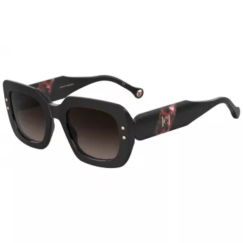 Carolina Herrera HER0186SGUU Damen-Sonnenbrille, eckig, Havana Braun Gradient 52mm