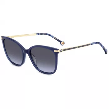 CAROLINA HERRERA HER0261GSPJP Damen-Sonnenbrille - Havanna-Braun Acetatrahmen, Braune Verlaufsgläser, 55 mm