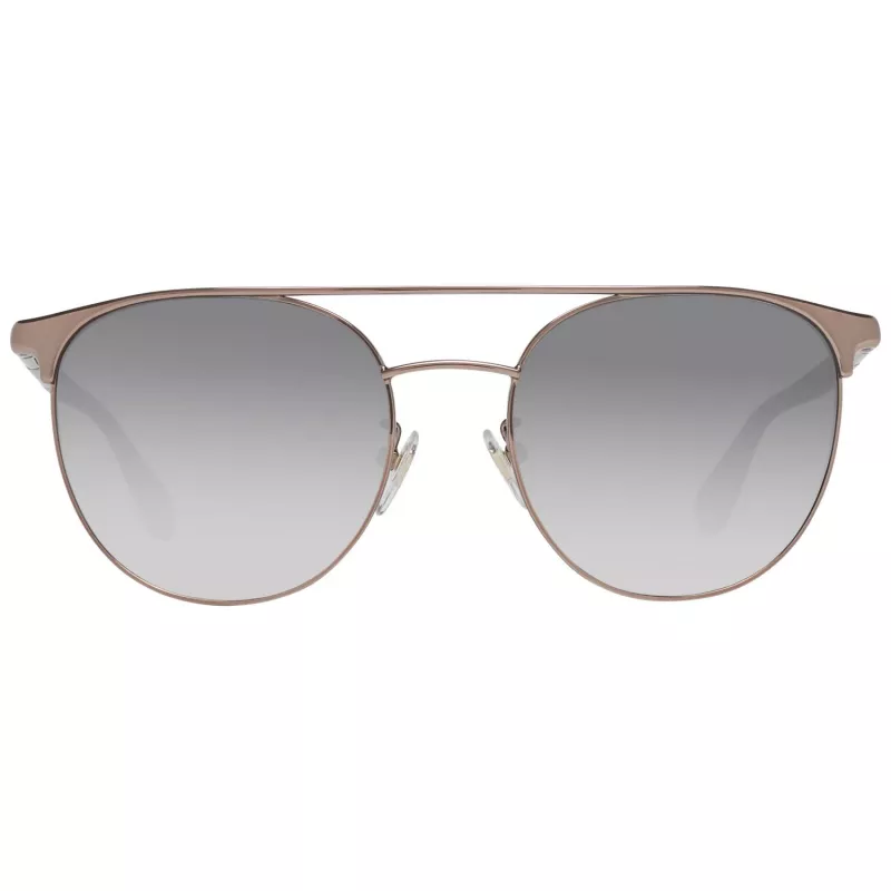 CAROLINA HERRERA NY Damen-Sonnenbrille SHN051M540640 - Havana Braun eckiger Rahmen mit braunen Gradientengläsern
