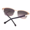 CAROLINA HERRERA SHE069560SL3 Damen-Sonnenbrille - Havanna-Acetat-Rahmen, braune Gradientengläser, 56 mm