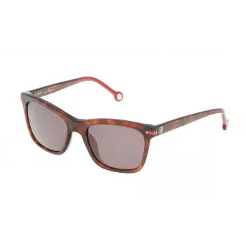 Carolina Herrera SHE6035409XW Damen Butterfly-Sonnenbrille Havana 54mm