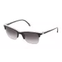 CAROLINA HERRERA SHE655530700 Damen-Sonnenbrille im Square-Design - Schwarz/Grau - 53/19/140 mm