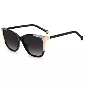 CAROLINA HERRERA Damen Sonnenbrille CH-0052-S-KDX Havana Acetat Braun Verlauf 58/16/145 mm