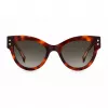 CAROLINA HERRERA Damen-Sonnenbrille CH-0009-S-05L – Havana/Brauner Rahmen mit braunen Gradientengläsern (54/19/145 mm)
