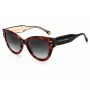 CAROLINA HERRERA Damen-Sonnenbrille CH-0009-S-05L – Havana/Brauner Rahmen mit braunen Gradientengläsern (54/19/145 mm)