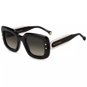 CAROLINA HERRERA Damen-Sonnenbrille HER0313S3H2 - Havanna-Acetatrahmen, braune Verlaufsgläser, 49 mm