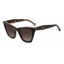 CAROLINA HERRERA Damen Sonnenbrille HER0129SC9K Havana Acetat Square Cat-Eye Braun Verlauf 55mm