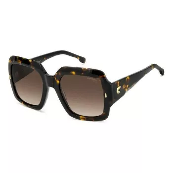 Carrera 004/S Damen-Sonnenbrille, rechteckig, 54 mm Gläser, UV400, Acetat-Rahmen