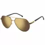 CARRERA 1067/SI Herren-Sonnenbrille - Pilot Square Rahmen, schwarzes Acetat, graue Polycarbonat-Gläser, UV400-Schutz, 62mm Glas, 14mm Steg, 145mm Bügel