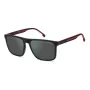 Carrera 8064S-0OIT-Q3 Herren Rechteck-Sonnenbrille Schwarz/Grau 57mm