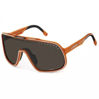 CARRERA CSPORT02SA1W Herren-Sportsonnenbrille - Polarisierte Polycarbonat-Gläser - UV400-Schutz - 99 mm Glasbreite - 130 mm Bügellänge