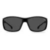 Carrera Ducati Herren-Sonnenbrille CARDUC002S807 Pilot/Aviator Schwarzer Rahmen Graue Gläser 68/16/125 mm