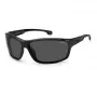 Carrera Ducati Herren-Sonnenbrille CARDUC002S807 Pilot/Aviator Schwarzer Rahmen Graue Gläser 68/16/125 mm