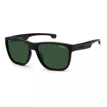 Carrera Ducati Herren-Sonnenbrille CARDUC003S3 - Sportliches Rechteck, Schwarzer Rahmen, Graue Gläser, 57/17/135 mm