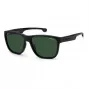 Carrera Ducati Herren-Sonnenbrille CARDUC003S3 - Sportliches Rechteck, Schwarzer Rahmen, Graue Gläser, 57/17/135 mm