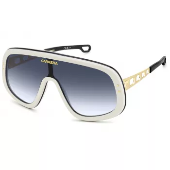 CARRERA FLAGLAB17B4E Herren-Schild-Sonnenbrille Schwarz/Grau 99mm